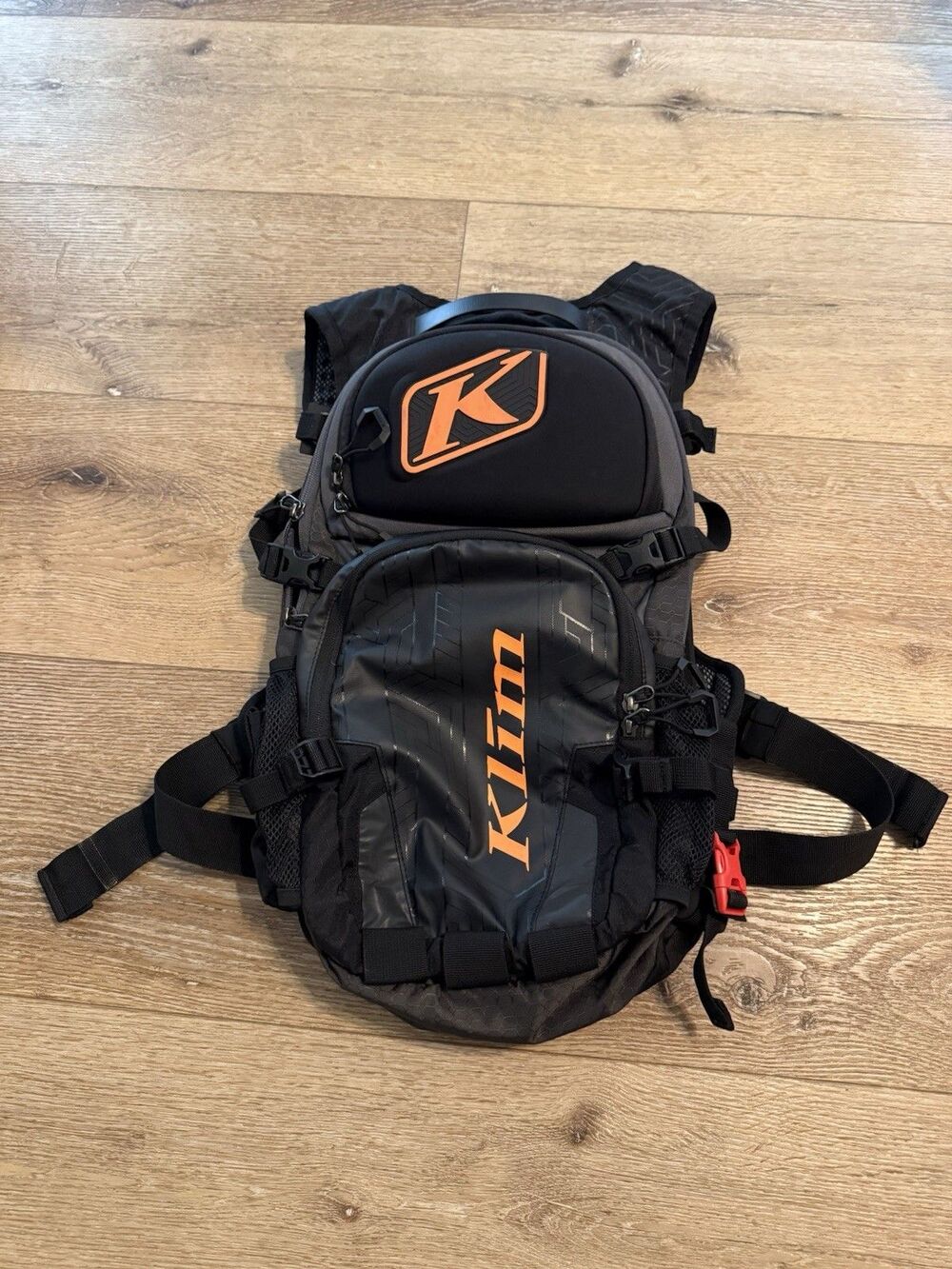 Klim Asphalt - Strike Orange Nac Pak Snowmobile Backpack 3319-005-000-623